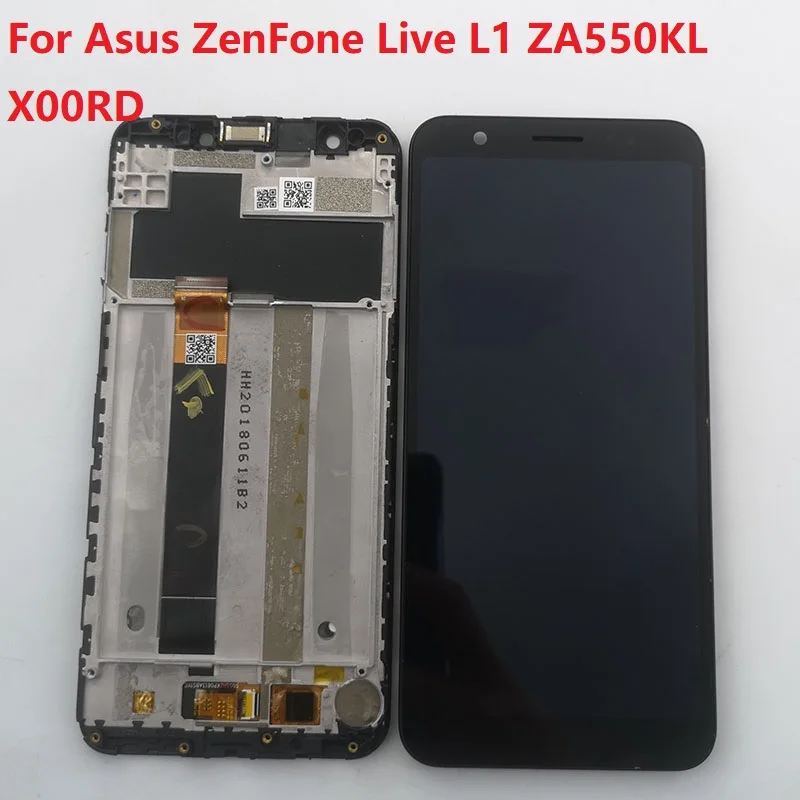 

5.5" For Asus ZenFone Live L1 ZA550KL X00RD LCD Screen Display With Frame+Touch Panel Digitizer for ZA550KL LCD