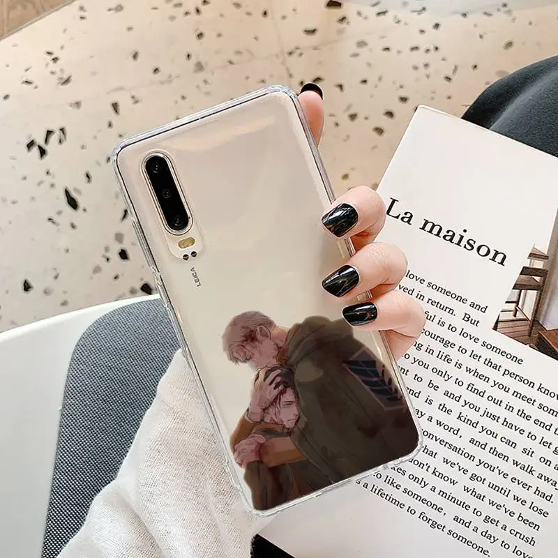 

Anime Attack on Titan Phone Case Transparent for Samsung A71 S9 10 20 HUAWEI p30 40 honor 10i 8x xiaomi note 8 Pro 10t 11