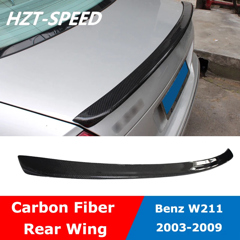 

AMG Style Carbon Fiber FRP Material Rear Wing Spoiler For BENZ W211 E320 E350 Modify 2003-2009