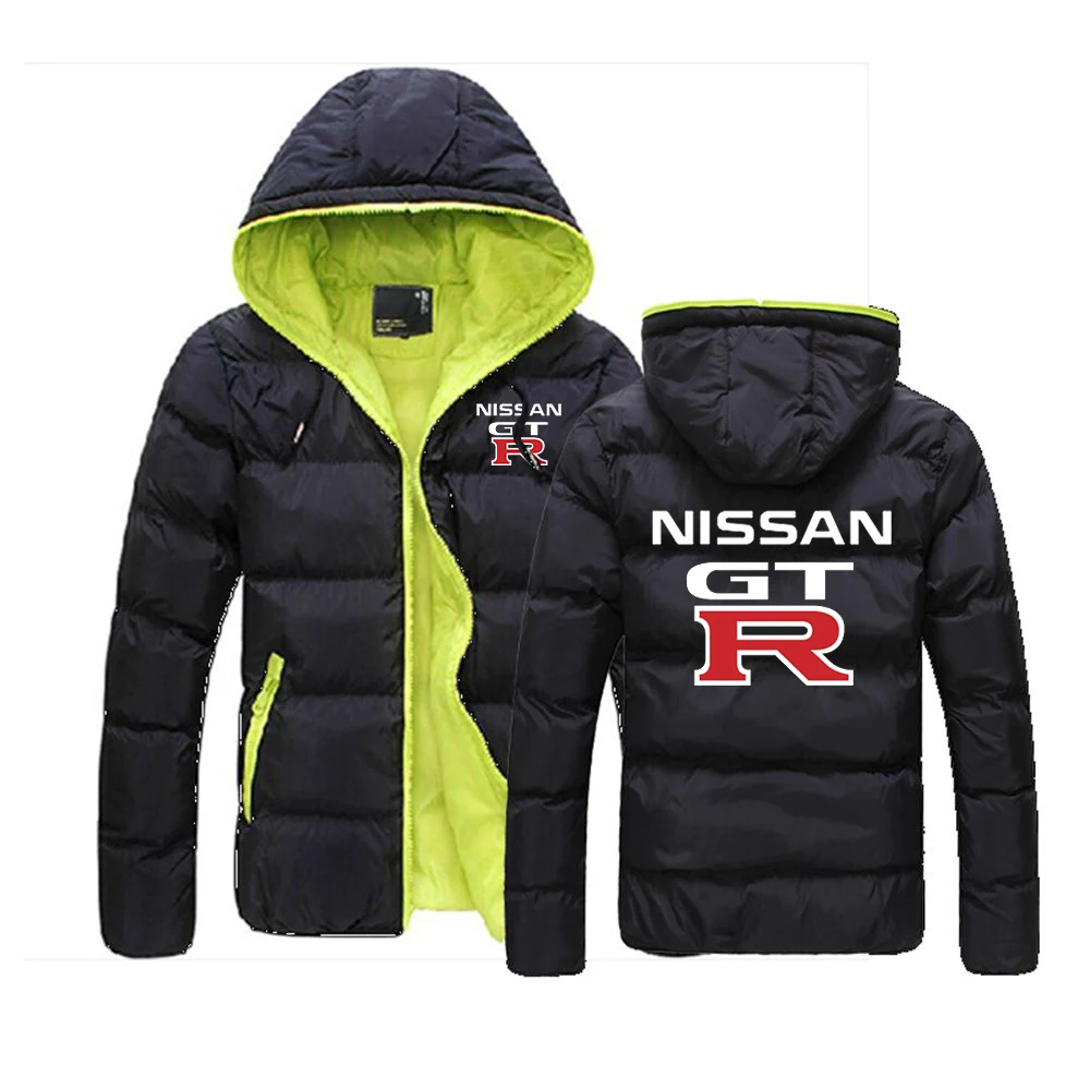 2020 осень зима для NISSAN Логотип GTR по индивидуальному заказу пуховая теплая куртка