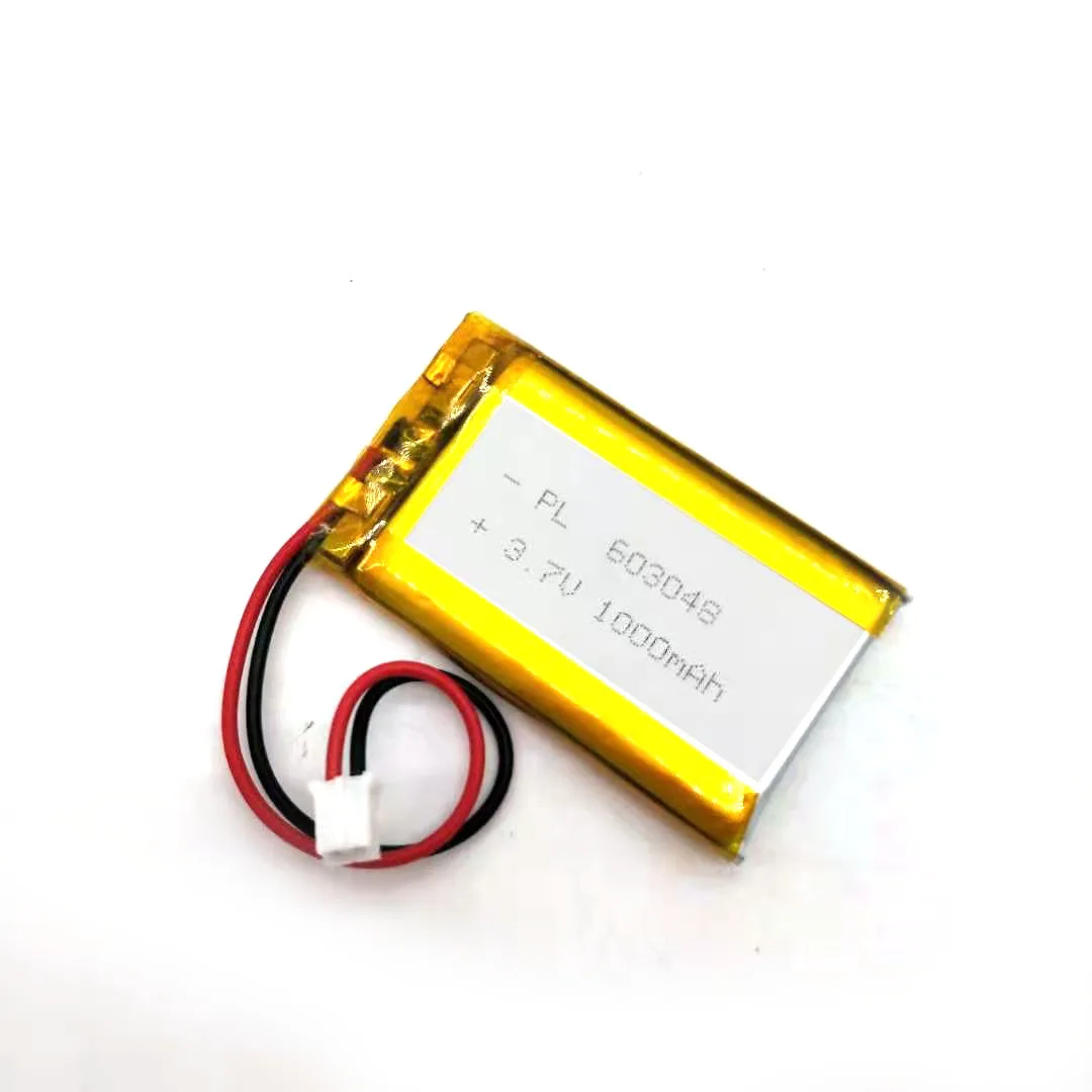 

MSDS Verified 2/5/20/200/1000/10000pcs 603048 , Rechargeable 3.7V 1000mAh Li Lipo Lithium Polymer Ion Battery 2 Pin 2.0mm JST