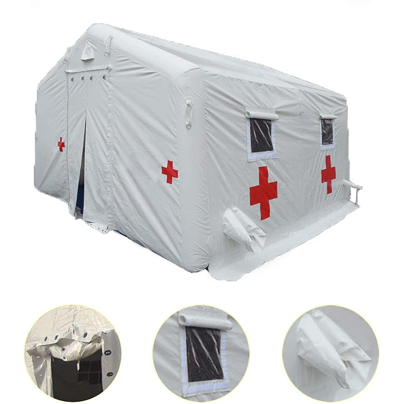 Надувная аварийная палатка наружная надувная медицинская с воздушным насосом