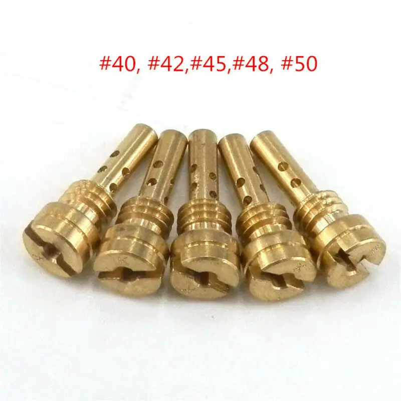 5 шт./компл. карбюратор для автомобиля набор медленного пилота 40 50 # форсунки 15 мм