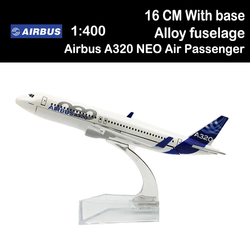 

1/400 Alloy Metal Airplane Airbus 320 A320 NEO Air Passenger Plane Model Diecast Children Aircraft Airbus Airliner Gift Kid Toys