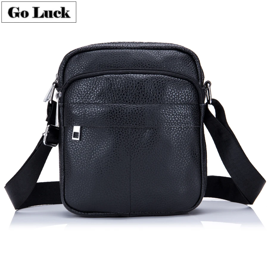 Мужская сумка мессенджер из натуральной кожи на молнии|brand shoulder bag|shoulder bagsmen messenger