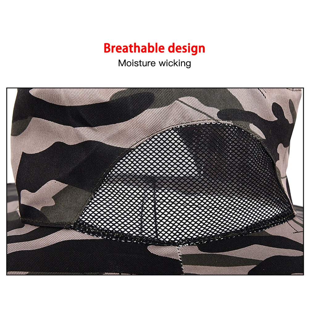 Двухслойная камуфляжная шляпа с защитой от пчел комбинированная Сетчатая Маска