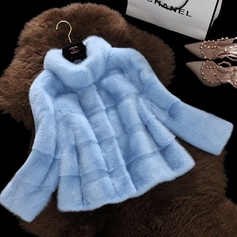 White Fur Fluffy Jacket Faux Fur Poncho Beautiful Women's Coats Park Winter Warm Luxury Plush Tracksuit Europe Street Fashion