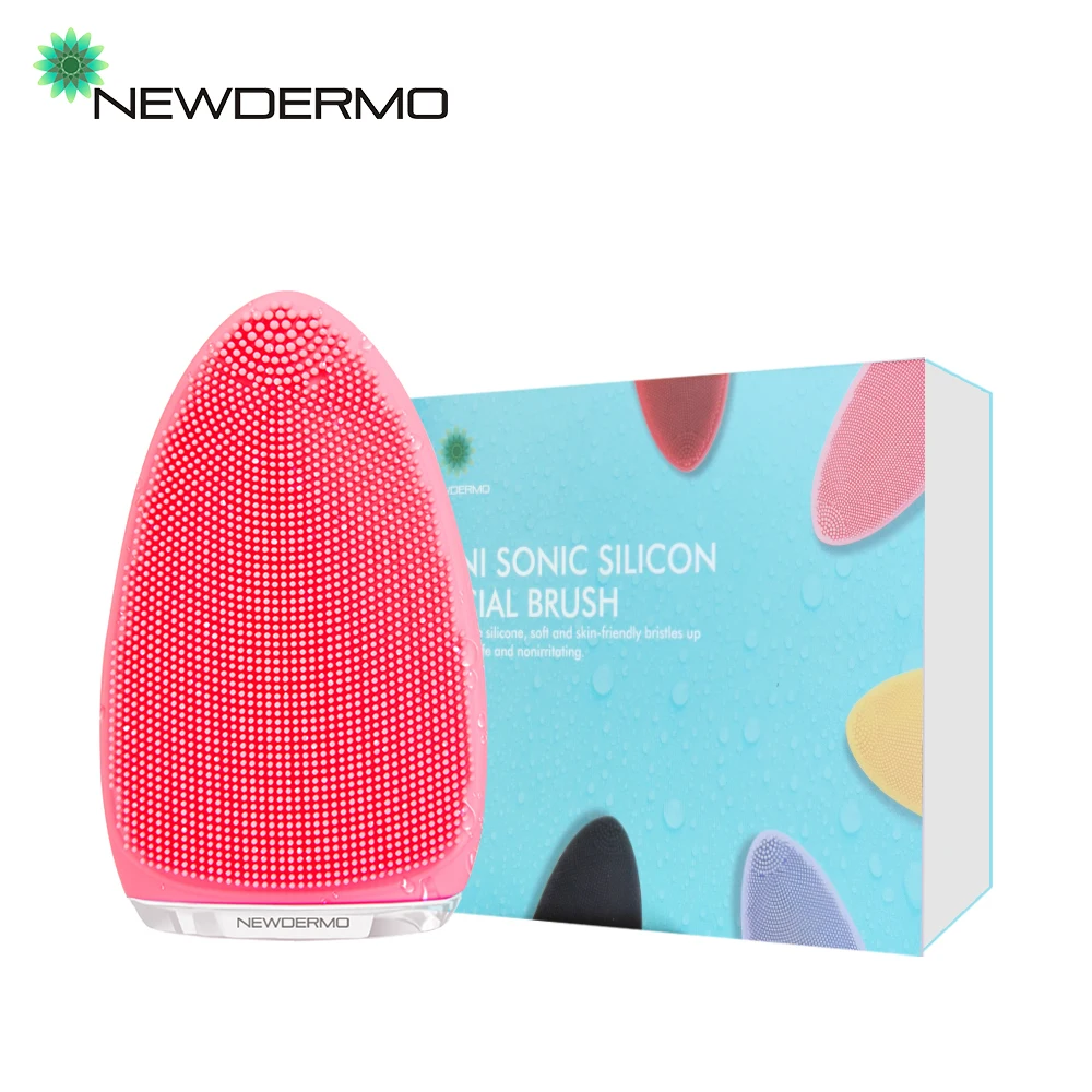 NEWDERMO Sonic зубная щётка силиконовая щетка для чистки лица Электрический массажер