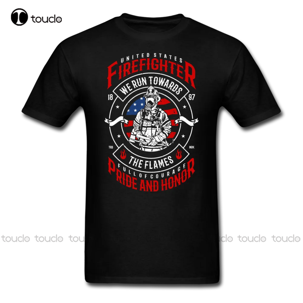 

Us Firefighter | Men'S T-Shirt Patriotic Shirts For Men