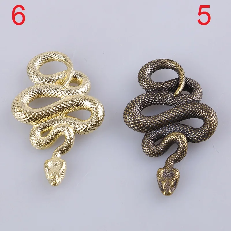 Мультитул Edc латунный Змеиный брелок металлический Chaveiros Cobra змеиная форма для