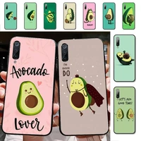 yinuoda cute cartoon avocado phone case for xiaomi mi 5 6 8 9 10 lite pro se mix 2s 3 f1 max2 3