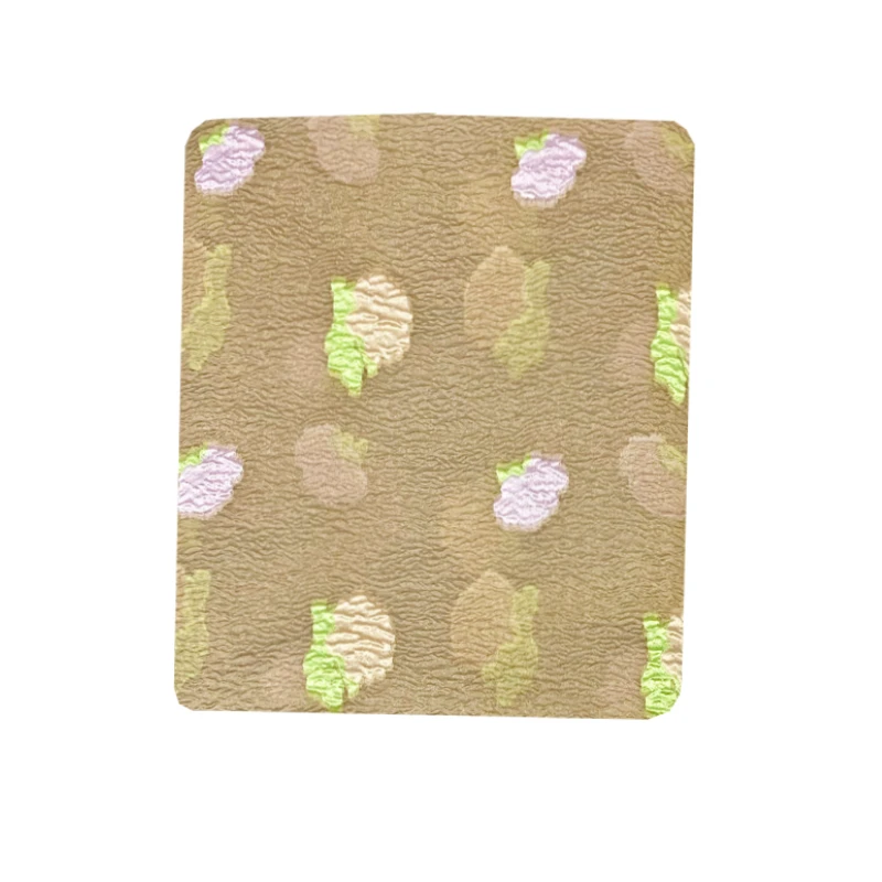 

Elegant champagne gold three-dimensional embossed bubble jacquard fabric, sewing fabric factory shop is not out of stock