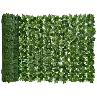 hot artificial sweet potato leaf privacy fence artificial hedge fence decoration suitable for outdoor decoration garden