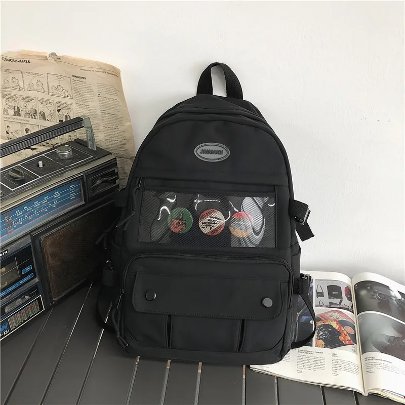 

Large-capacity schoolbag Korea high school student backpack junior high school student fashion travel computer backpack