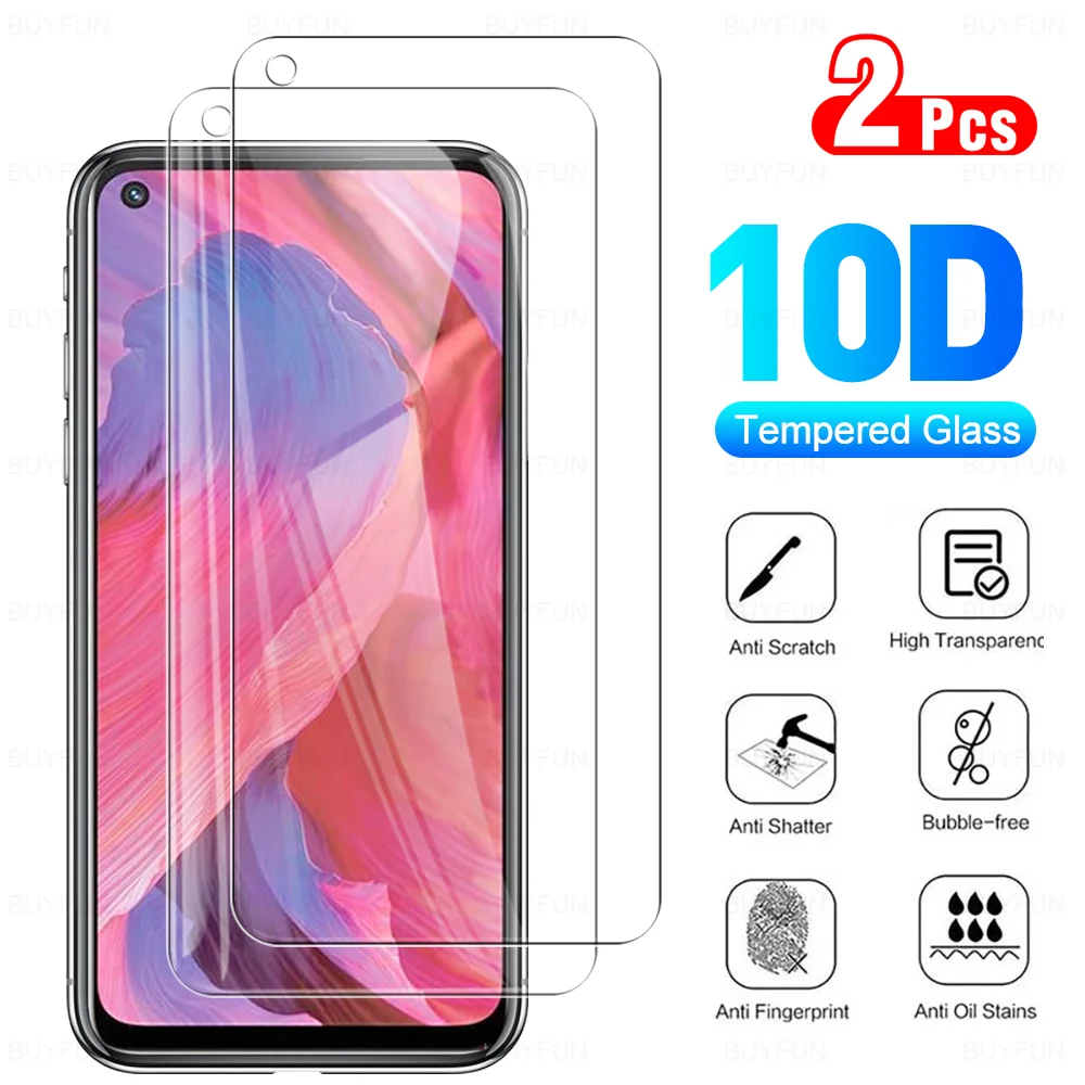 

2 шт/много взрывозащищенное Закаленное стекло для Oppo A74 5G 4G Защита экрана для oppo Защитная пленка для сотового телефона