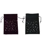 Бархатная сумка с принтом 