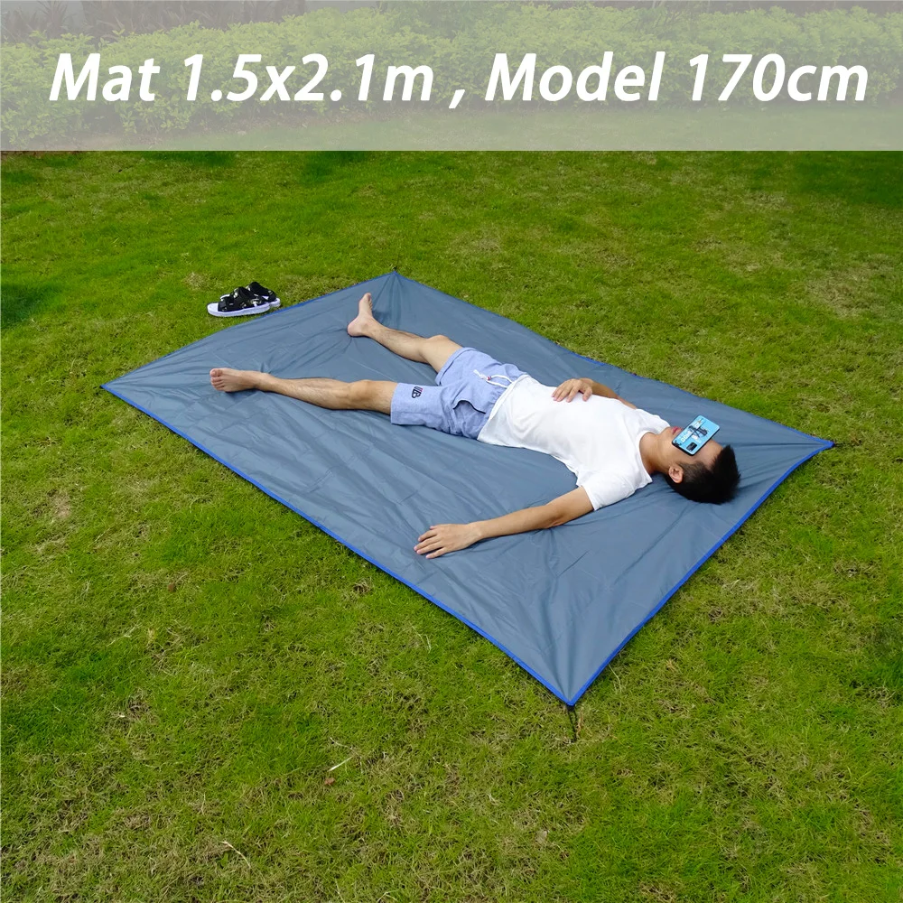 

2.1x1.5m 1.5x2.1m Picnic Mat Multi-function Outdoor Camping Mat Pocket Mat for Hiking Tourism Sunbathing Park Leisure Playing