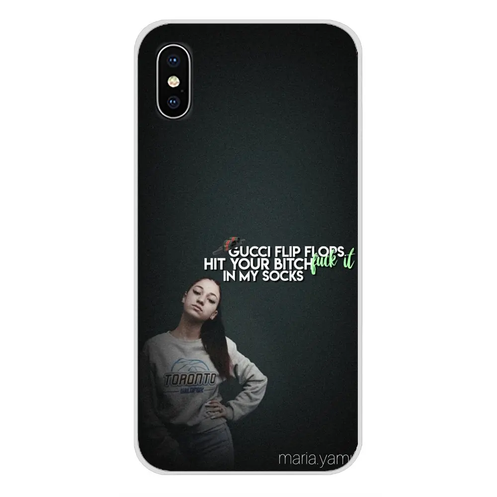 Аксессуары чехлы для телефонов Apple iPhone X XR XS MAX 4 4S 5 5C SE 6 6S 7 8 Plus ipod touch pretty girl Bhad Bhabie |