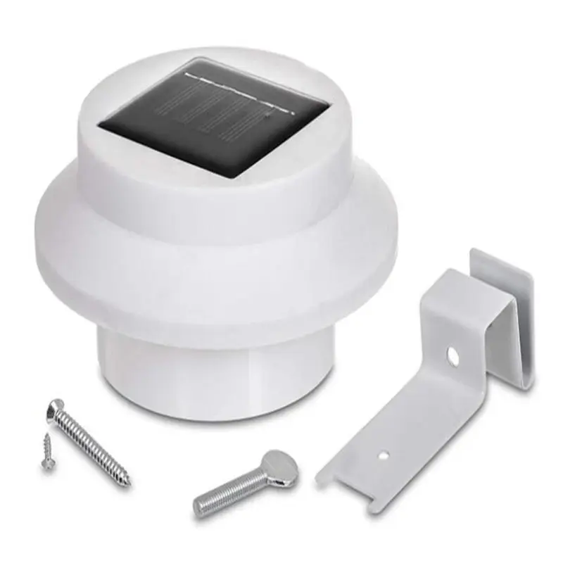 Солнечный свет на открытом воздухе Водонепроницаемый 3 LED Солнечная лампа