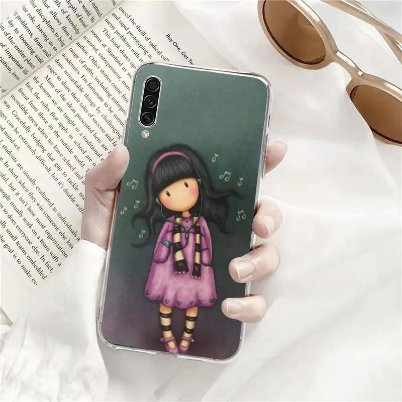 

Santoro Gorjuss Phone Case Transparent For Samsung Galaxy A71 A21s S8 S9 S10 plus note 20 ultra