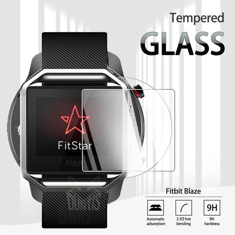 Fitbit Blaze 2.5D закаленное Стекло Экран протектор для смарт часов взрывоустойчивая