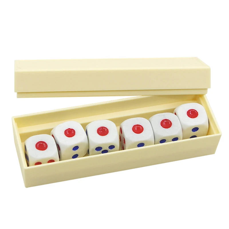 Предсказание кубики Волшебные трюки шесть плашек Вспышка Изменение крупным