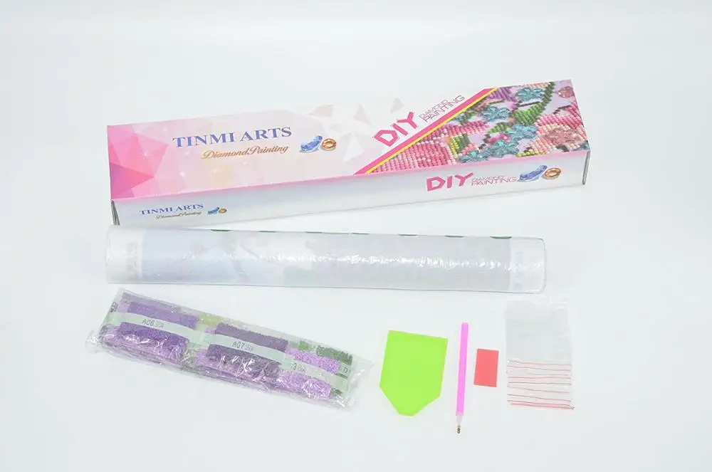 

5D DIY Poured Glue Diamond Painting Kits Scalloped Edge Full Round Drill Ferryman Mosaic Landscape Vevet Embroidery Decoration