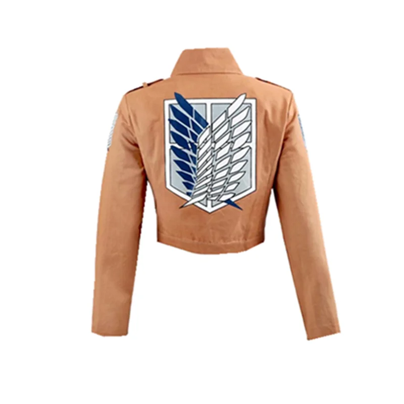 

Fashion anime cosplay Hoodie Attack On Titan Cloak Gloves Shingek No Kyojin Scouting Legion Costume Green Yellow Back Cape