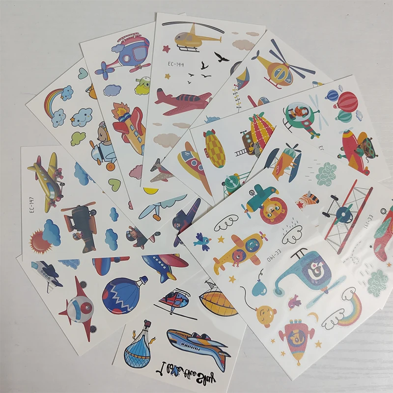 10 шт детское нижнее белье Временные татуировки стикер Водонепроницаемый штаны с