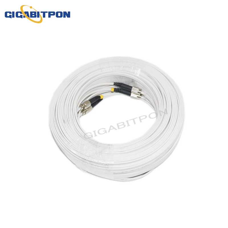 Single-mode 2 steel 2-core jumper G675A1FTTH fiber 4 connector 2FC/UPC-2FC/UPC outdoor and internal drop cable SM10-500M