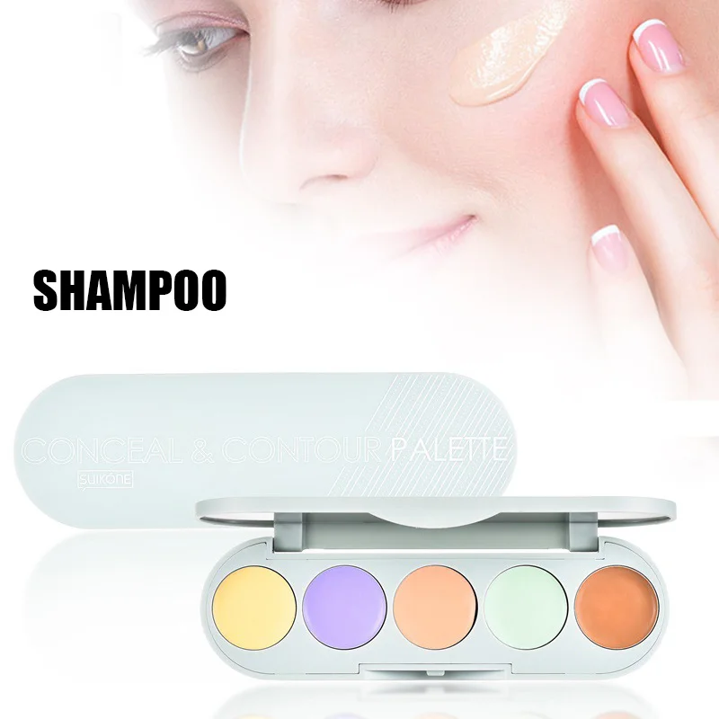 Лучшие 5 цветов консилер палитра восстанавливающий крем основа макияж косметика