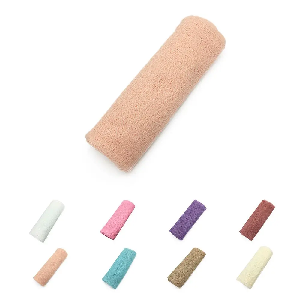 Accesorios de envoltura para beb&eacute;, mantas de reci&eacute;n nacido, accesorios para fotos de beb&eacute;, mantas suaves de Color s&oacute;lido, fotograf&iacute;a para ni&ntilde;os peque&ntilde;os-1