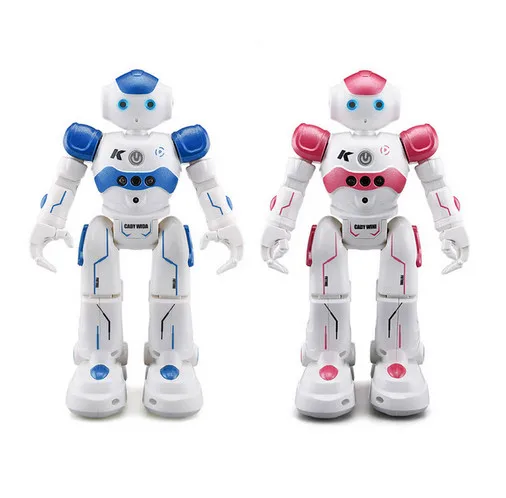 Blue and Pink R2 usb зарядка танцы управление жестами RC робот игрушка интеллектуальная программа для детей подарок на день рождения - Цвет: Blue and Pink