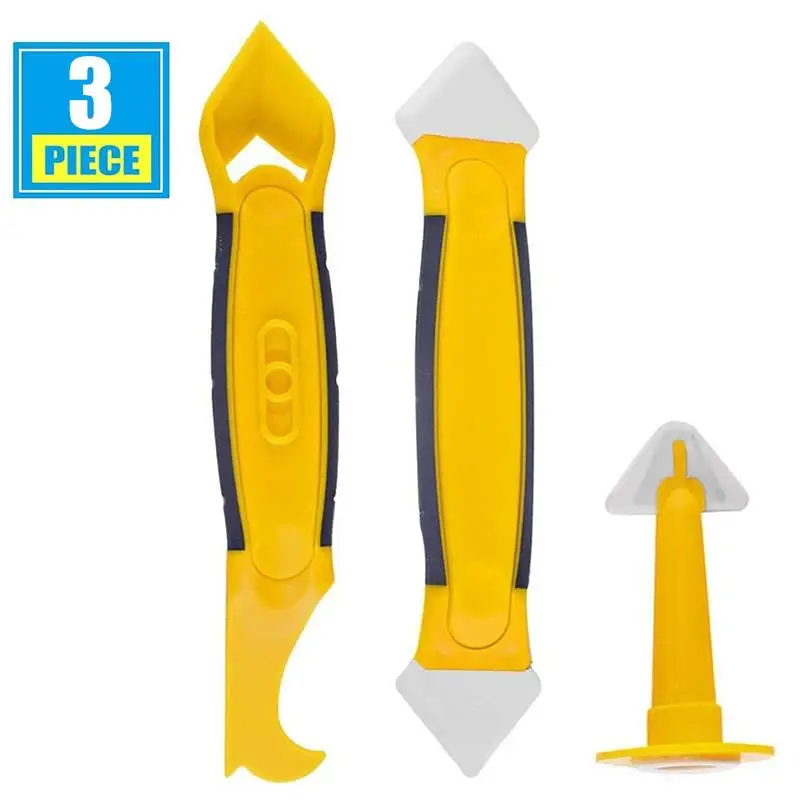 

Silicone Remover Caulk Finisher Sealant Smooth Scraper Grout Kit Tools Glue Nozzle Cleaning Tile Dirt Tool Spatula Glue Shovel