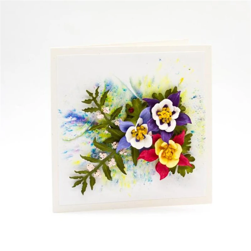 Красота ягодный куст пружина металла режущие штампы DIY трафареты для