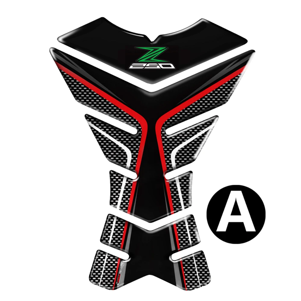 

3D Z250 Tank Motorcycle Tank Pad Protector Decal Stickers Case for Kawasaki Z250 Z 250 SL ABS