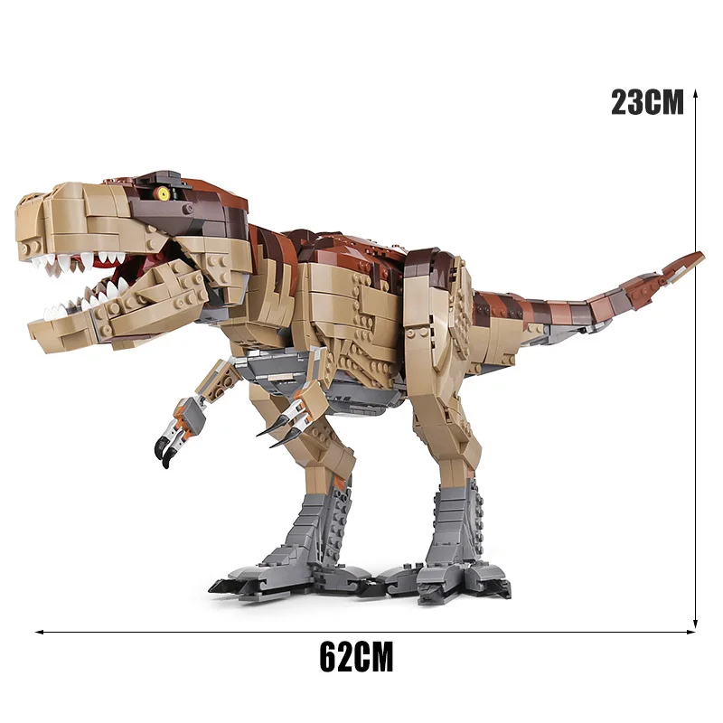 DHL 61001 креативные игрушки, совместимые с 75936 T. rex Rampage, игрушки динозавров, строительные блоки, кирпичи в сборе, Детский Рождественский подарок