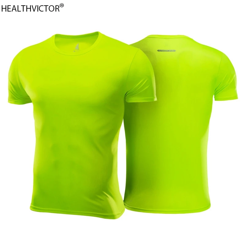 Эластичная мягкая мужская и женская футболка для бега фитнеса спорта на открытом