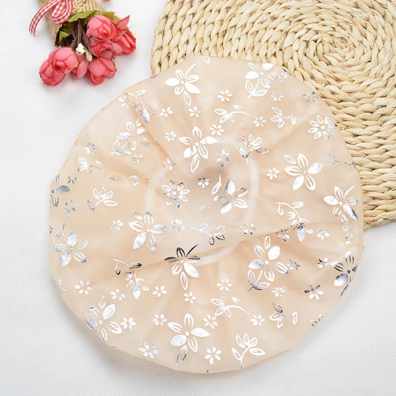 Женская душевая шапочка для ванной водонепроницаемая Бронзирующая кухонная