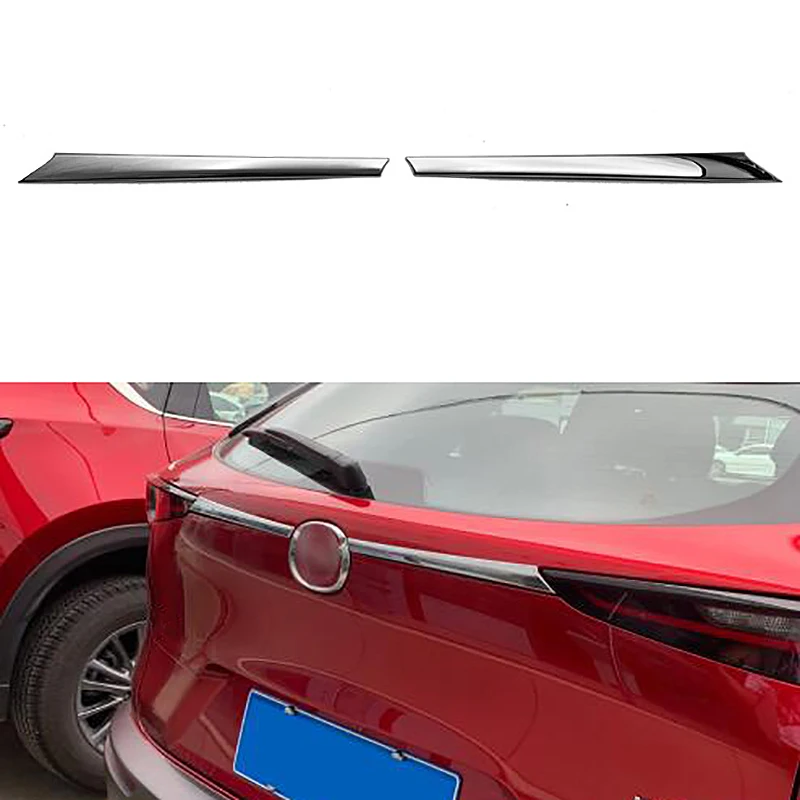 Для Mazda Cx-30 Cx30 2020-2021 Abs Задняя Крышка багажника литье Накладка рамка