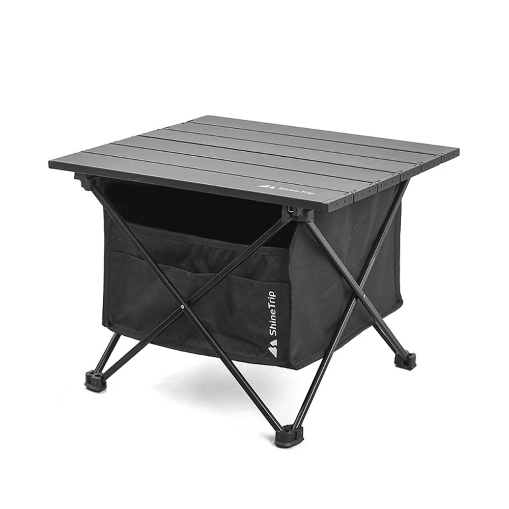 

1Pc Portable Aluminum Outdoor Camping BBQ Folding Table Detachable Fishing Picnic Ultra-light Mini Desk with Storage Bag