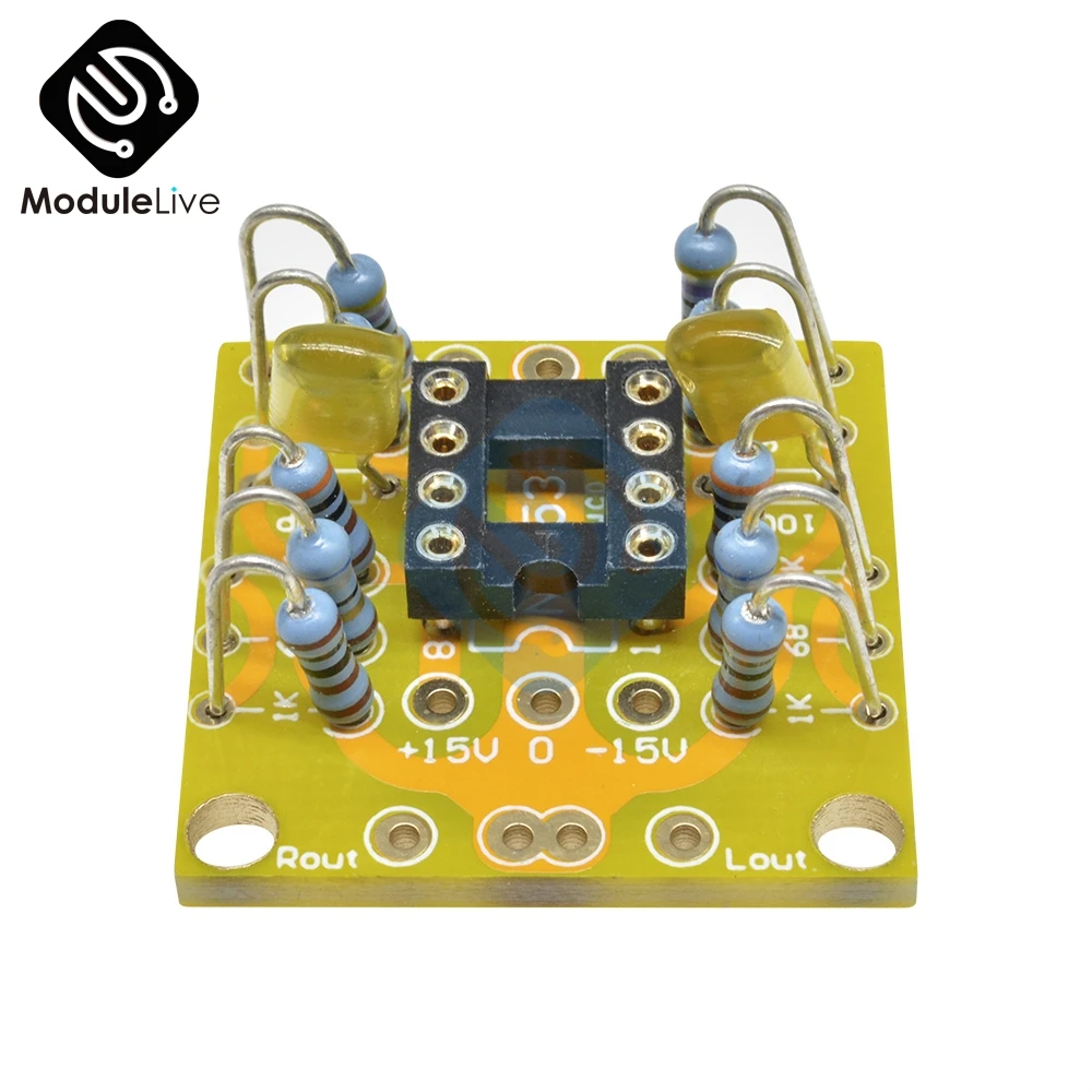 Плата усилителя постоянного тока для NE5532/OPA2134/OPA2604/AD826|pcb amp|pcb preamppcb board |
