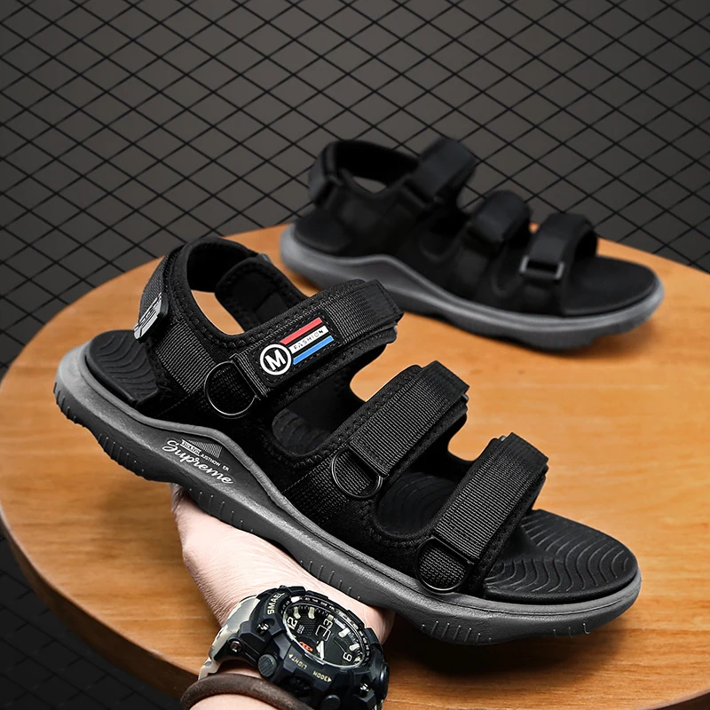 

Сандалии мужские спортивные, дышащие кроссовки, модная повседневная пляжная обувь, для воды