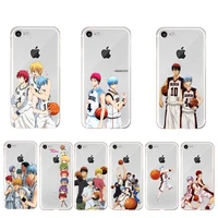 kuroko no basket anime phone case for iphone x xs max 6 6s 7 7plus 8 8plus 5 5s se 2020 xr 11 12pro max clear coque