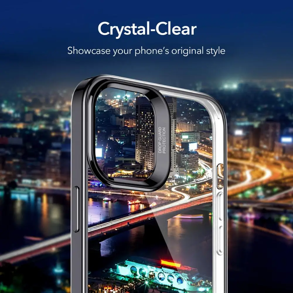 ESR for iPhone 12 Pro Max Frame Case for iPhone 12 Pro Clear for iPhone 12 mini Ultra Thin Soft TPU Case for iPhone 12 Pro Max