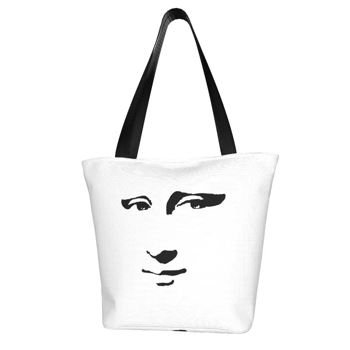 Mona Lisa Shopping Bag Aesthetic Cloth Outdoor Handbag Female Fashion Bags