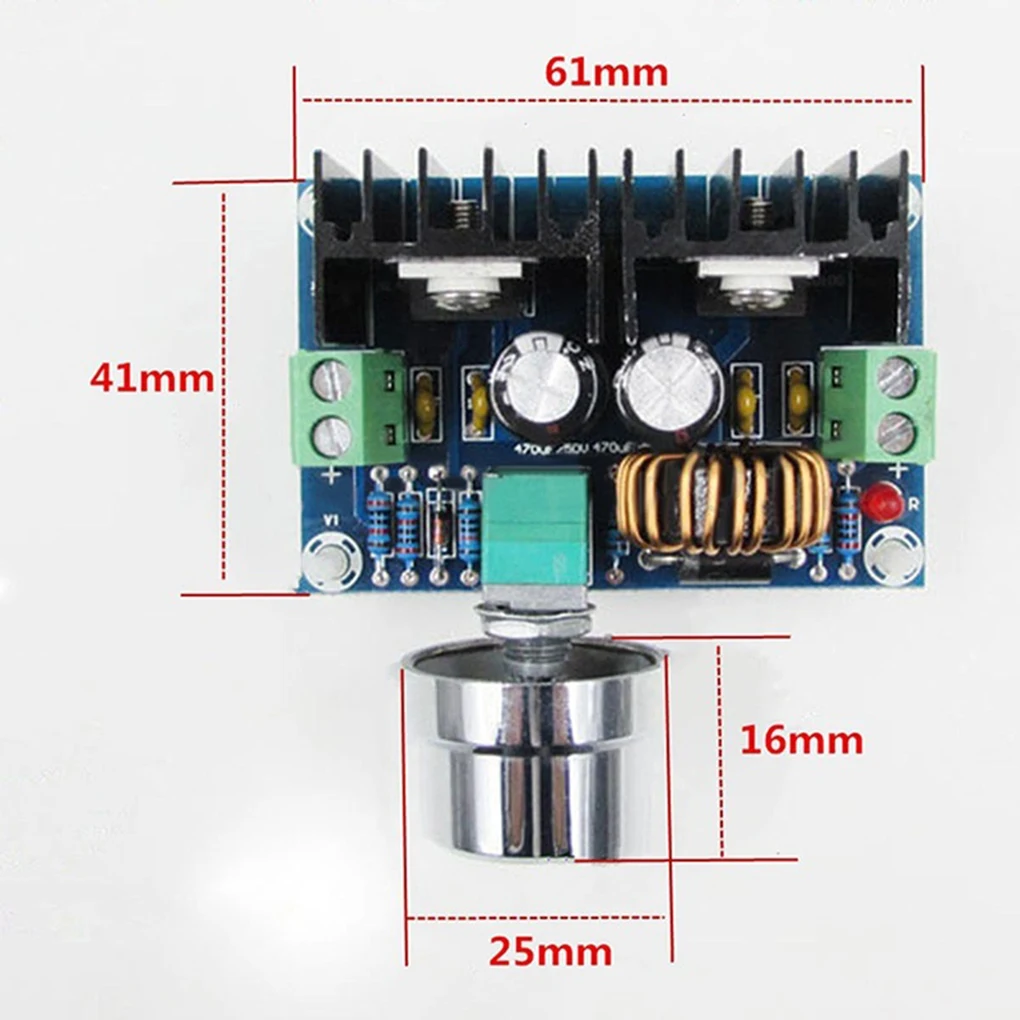 Понижающий модуль питания DC4-40v к DC1.25-36v 8A 200w Регулируемый XL4016E1 DC-DC DC регулятор