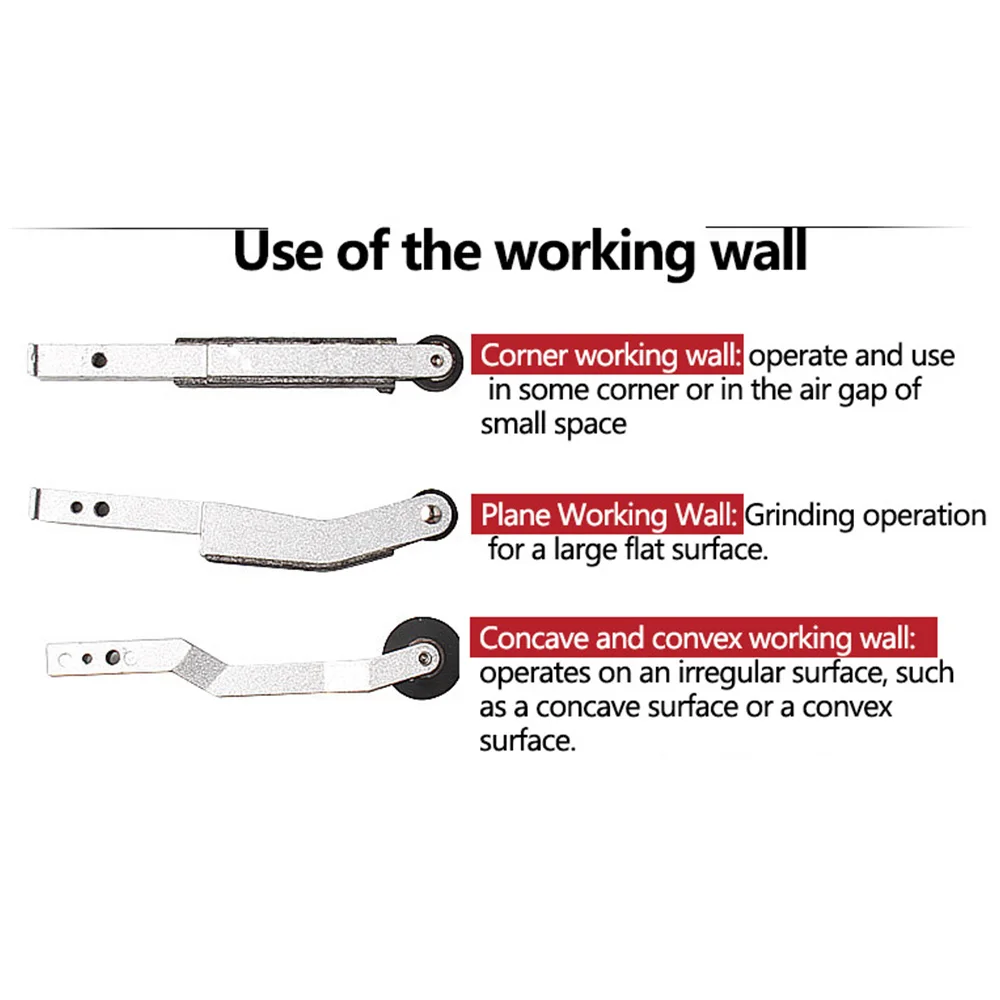 Ленточный шлифовальный станок адаптер для 115/125 электрических с M14 шпинделем