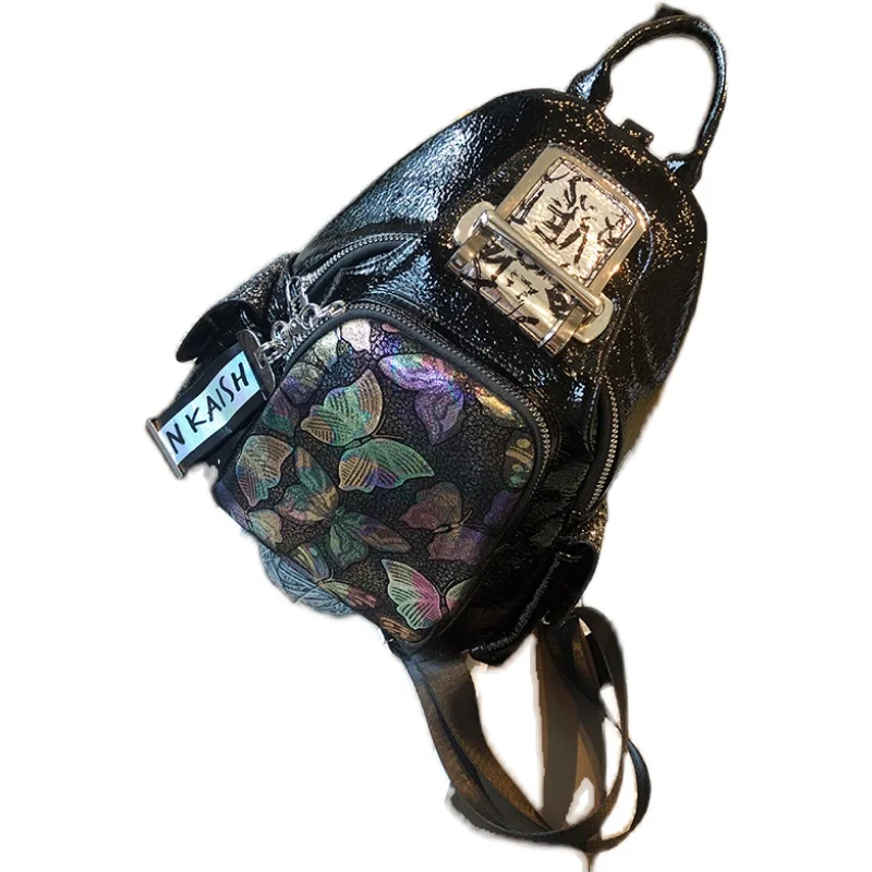 

Brand Designer Sequin Travel Bag Shoulder Bag Famous Girls Back Pack Korea Dual-use