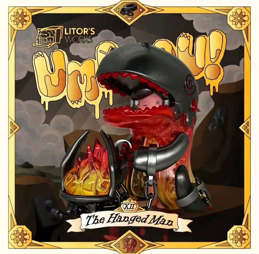 

Umasou Hanged Man модная игрушечная фигурка LITOR'S WORKS подгузник Коллекция кукол украшение сюрприз коробка ПВХ кавайные игрушки динозавры
